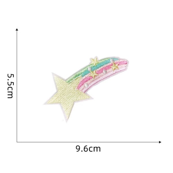 Assortert Broderte Lapp Applikasjonssett - Broderte Merker