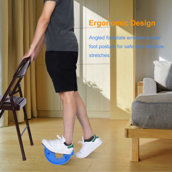 Durable calf and leg stretcher for the treatment of Achilles