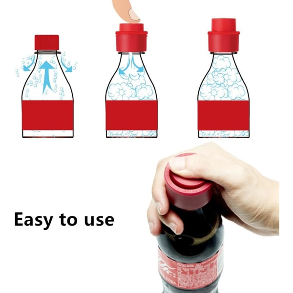 2 röda flaskkorkar, pumpkorkar, dryckesproppar, läskflaska