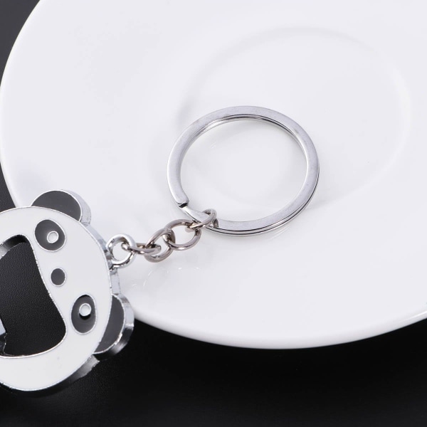 1 Panda avaimenperä, ihana pullonavaaja, monitoiminen avaimenperä