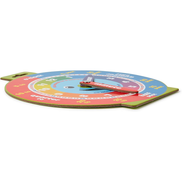 Morgans Direct Early Learning Education Clock Mobile Hands Smiley Face Magnetic. - Lätt att använda och lära sig för småbarn och barn