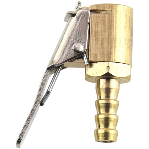3st Auto Zinklegering Däck Luftchuck Luftpump Ventilklipp Kopplingsadapter Gänga + 0.6cm Pagod + 0.8cm Pagod