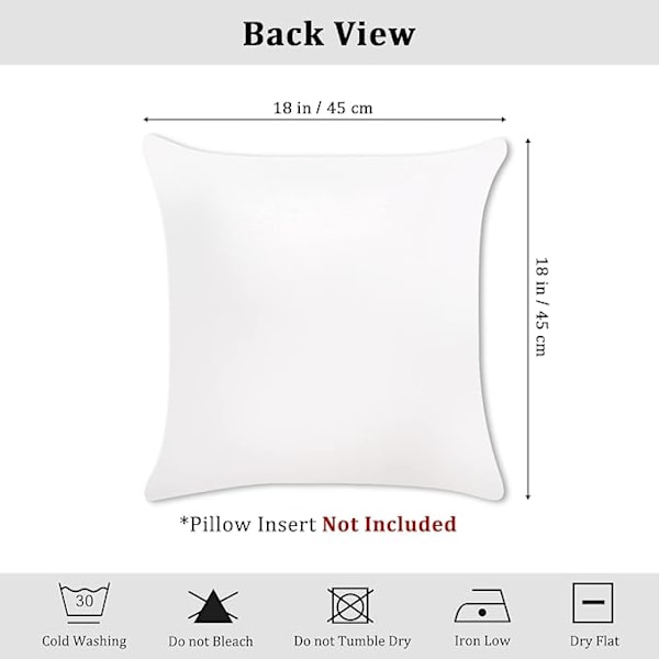 4-pack Jul Kuddfodral 45x45cm Rosa Julgran Fyrkantigt Örngott Soffa Kudde Skydd Heminredning