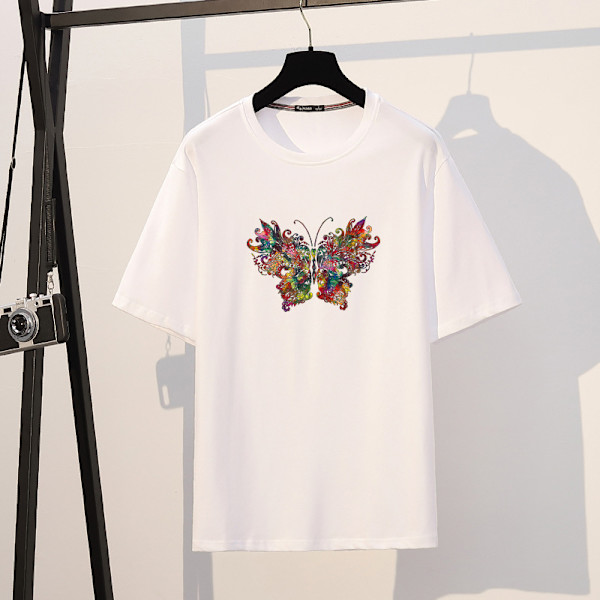 Butterfly Vaskbar Høj Elastisk Tøj Varmepresse - Butterfly