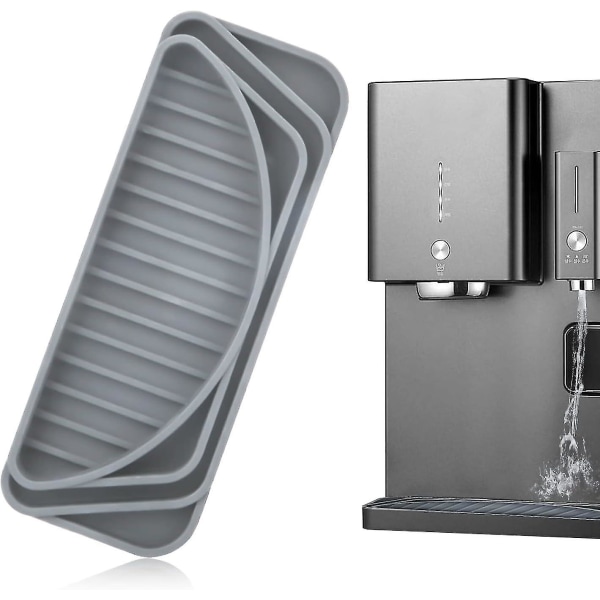 Køleskabs drypbakke, skridsikker skærefri køleskabs drypbakke, silikone køleskabs spild vandpude til køleskabs is og vanddispenser