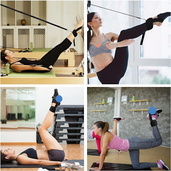 1 justerbara svarta hantlar fotledsremmar fitness träning ben