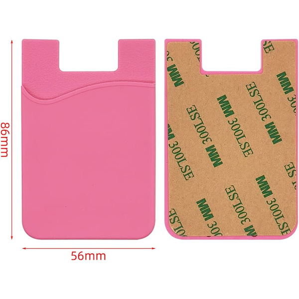 4-delt telefonlommebok, telefonholder, telefonveske, lim