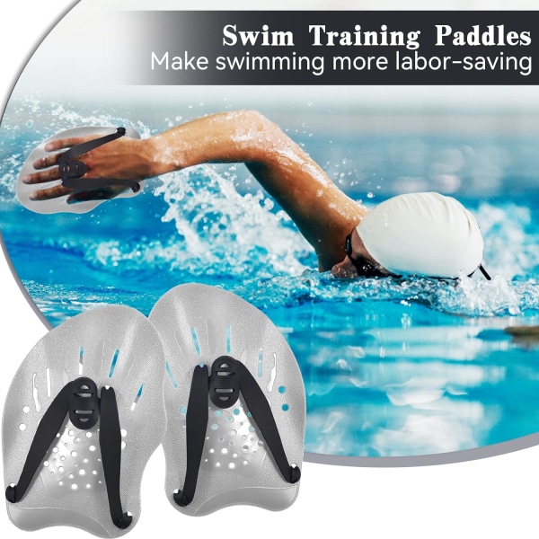 Pipiholm Swimming Hand Board, 1 pair of swimming hand boards,