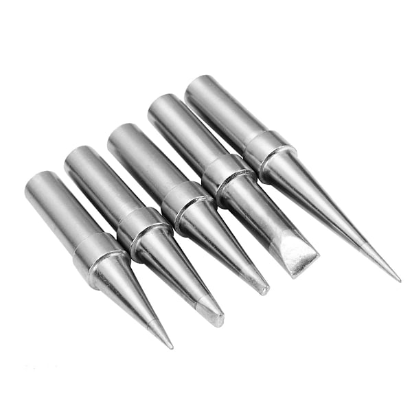 5-pack Praktiska Blyfria Ersättningslödkolvspetsar ETA ETB ETD ETS ETT för Weller WESD51 WESD50 WCC100