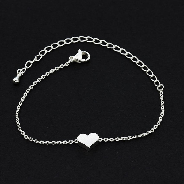 Hjärtarmband Silver