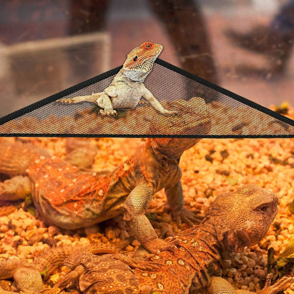 2 stycken hängmattor för husdjur, reptil ödla orm hängmattor, små djur