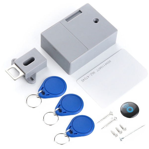 Smart RFID IC-kort Sensor Skab Skuffe Lås, Ingen Hul