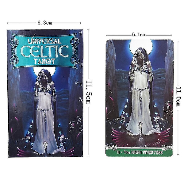 Klassiske Tarotkort Rider Waite Tarotstokk Er Et Tarotkortsett For Nybegynnere Kortspillstokk Oracle056