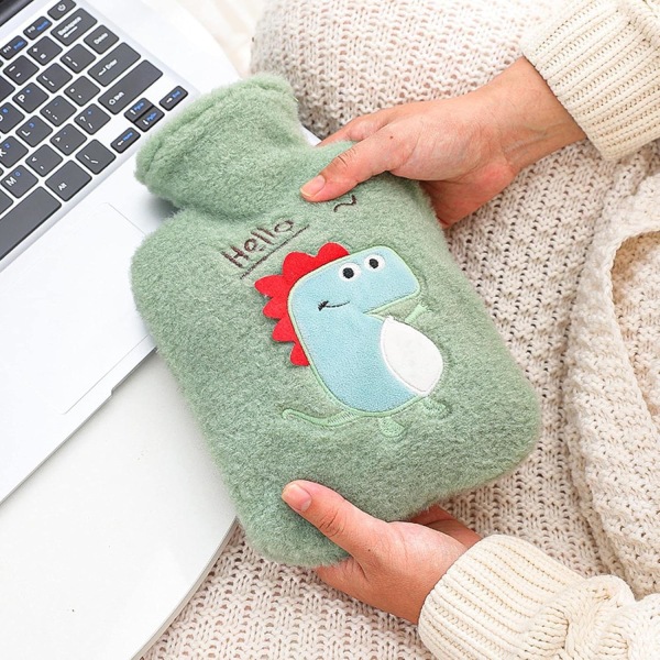 1 piece(Green)Hot Water Bottles Warmer Hand Warmer Filling Mini