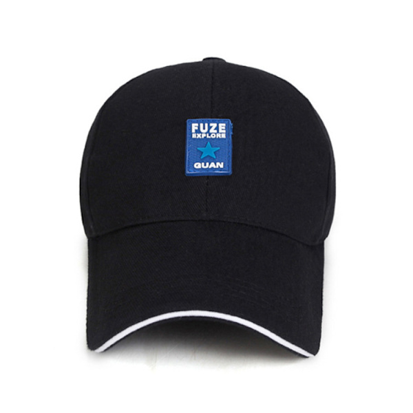 1 st  Tryckt broderad trendig enkel hatt solskyddskupol