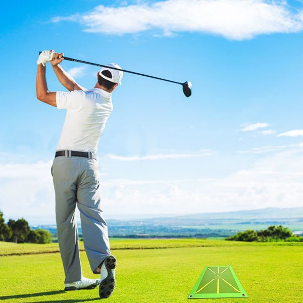1 golfträningmatta för svingtest, golfövningsmatta