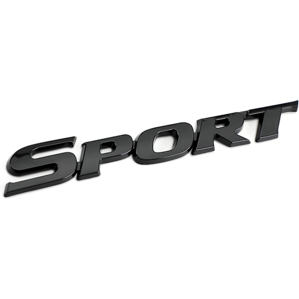 3D Metallisk Bil Bagageutrymme Logotyp Sport Modifierade Ord Dekaler Framsida Dörr