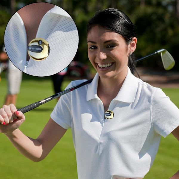 1 kultaisen golfmailan laskuri, golfpisteiden osoitin, mini kannettava