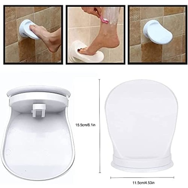 1 shower footstool, suction cup footstool, plastic anti-skid