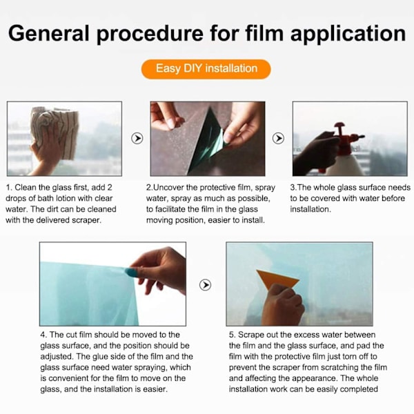 Solfilm for vinduer, glass solfilm for personvern