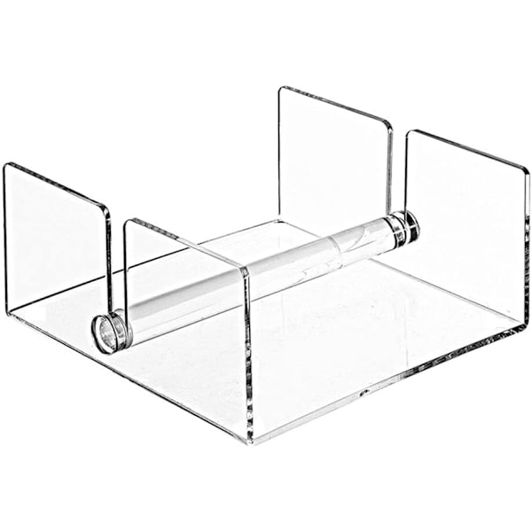 1 stk (Klar) Klar Akryl Serviet Holder, Luncheon Papir