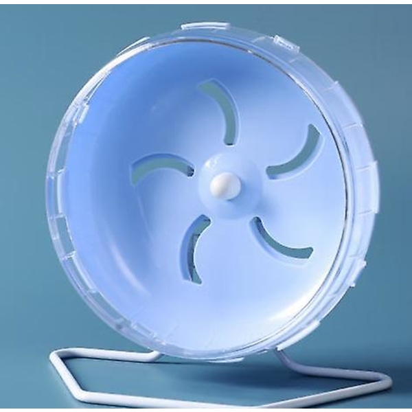 Blå 18 cm genomskinligt löphjul för hamster i plast, träningshjul för små husdjur, leksak för löpning, råtta, lek för små hamstrar, babyråttor, gerbiler, dvärghamstrar