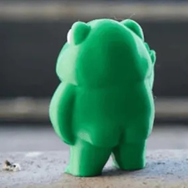 Morsom Frosk Hagefigur, Søt Mini Frosk for Fehage