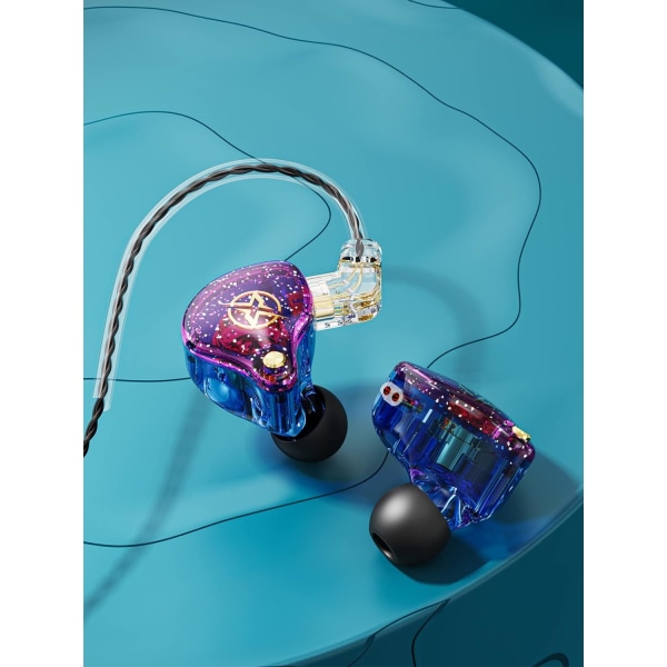 Kablede in-ear-hovedtelefoner, dybe bas HiFi-hovedtelefoner med aftagelige B-stikkabler