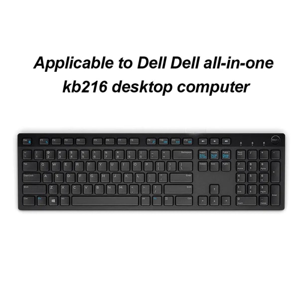 Dell KB216 case trådbunden notebook stationär dator kontor