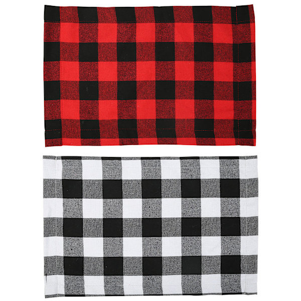 Ruutuinen ruokailualusta 44 * 29cm 2 kpl