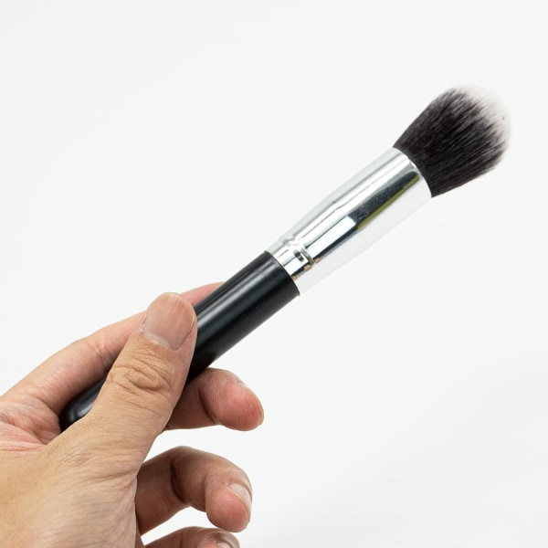 Makeup Brush Foundation Brush, Kabuki Brush Blender med platt huvud,