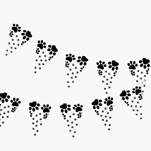2 stycken hundtassavtryck banner hundtassavtryck banner glad