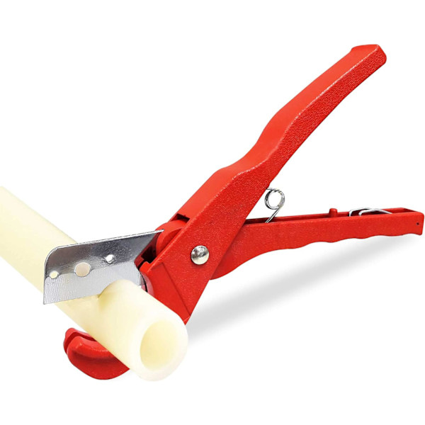 1 stycke röd PVC-plast rörkappare, max 1-3/8