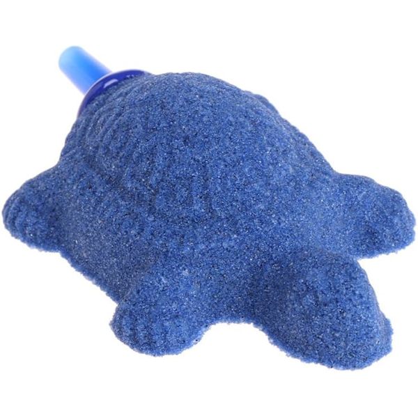 1 Blå Skildpadde Akvarium Boble Oppustelig Sten Diffuser Fisk