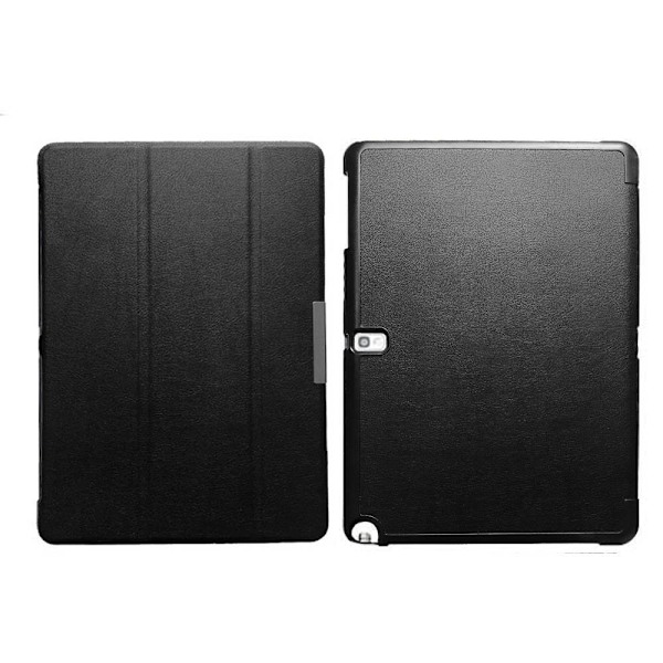 (Sort) til Samsung Note 10.1 2014 edition Læder Etui -