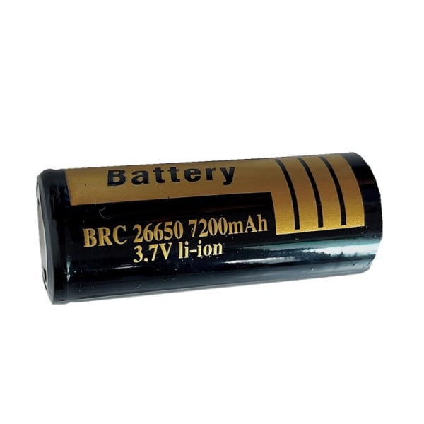 1 stk litiumbatteri 7200mAh 3,7V oppladbart høy kapasitet