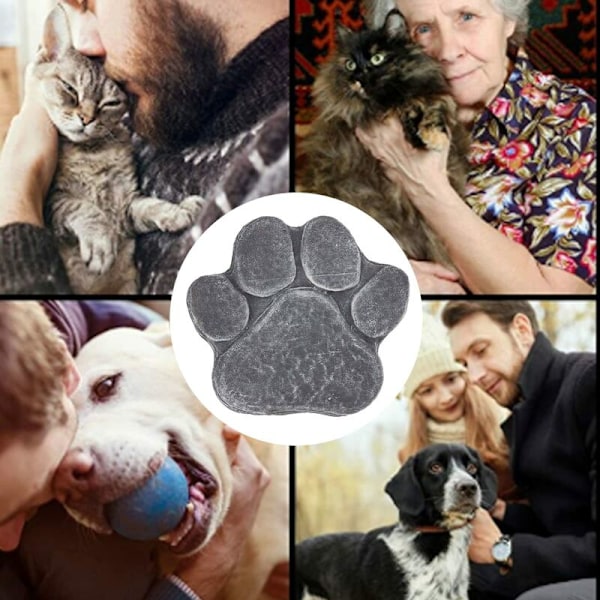 Poteaftryk Mindesten, Smuk Beroligende Gravsten til Hunde, Holdbar Vejrbestandig DIY Bogstaver Hund til Haven