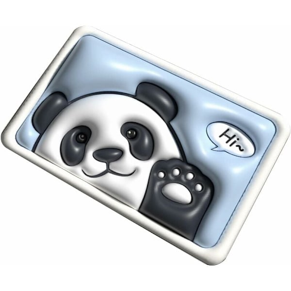 Panda Superabsorberende Gulvmåtte Skridsikker Absorberende Bademåtte Memory Foam Bademåtte Blød Hurtigtørrende Bademåtte 3D Blomst