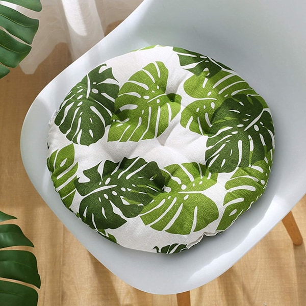 (Löv) Set med 4 st Stolsdynor Stolsitsar Stolsdynor för Uteplats, 40X40cm Hem, Bil, Soffa, Kontor, Tatami dekoration