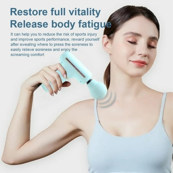 Elektrisk Fascia Massager Vibration Muskelmassage 4 Hastigheder