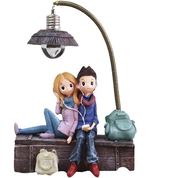 1 stycke Mini Resin Par Ornament, Heminredning Hantverk