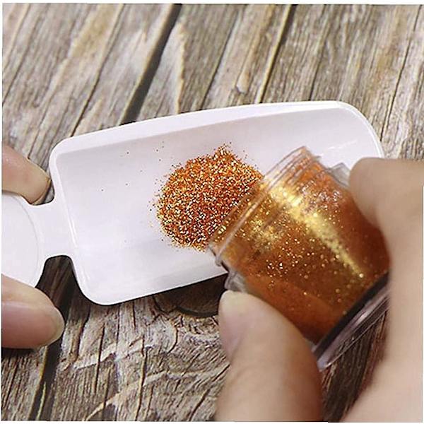 Design och hållbar nageldip-pulverbricka nageldip-system DIY nagelkonst glitterlåda förvaringslåda manikyrverktyg