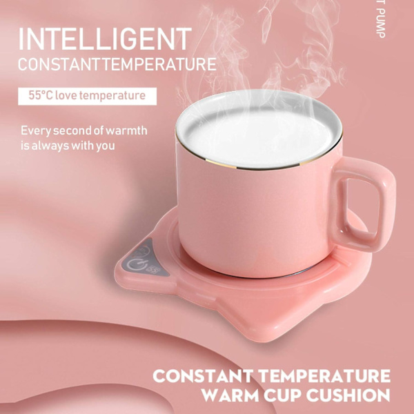 Kaffe Kop Varmer, USB Opvarmet Kaffe Kop med Auto Sluk, Smar
