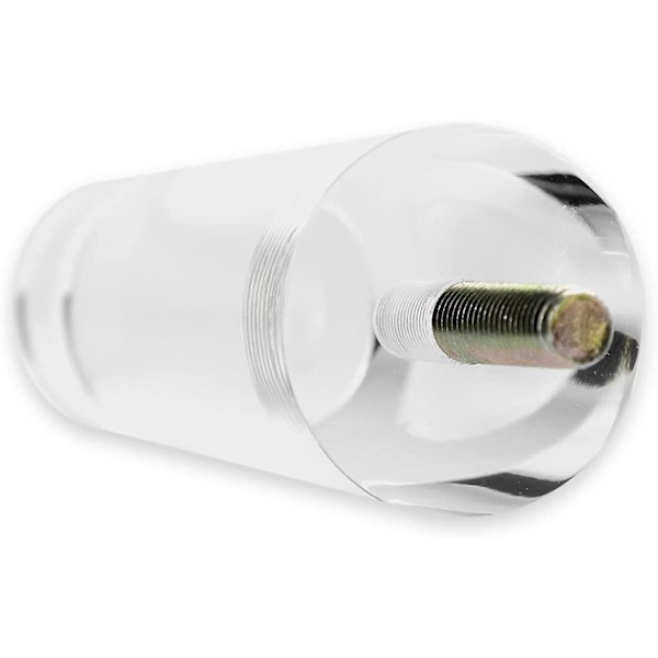 Gennemsigtige møbelfødder bredde 5,8 cm højde 15 cm - ben til sofa, møbler, seng - fødder lavet af transparent plast til sofa, seng, vægskab