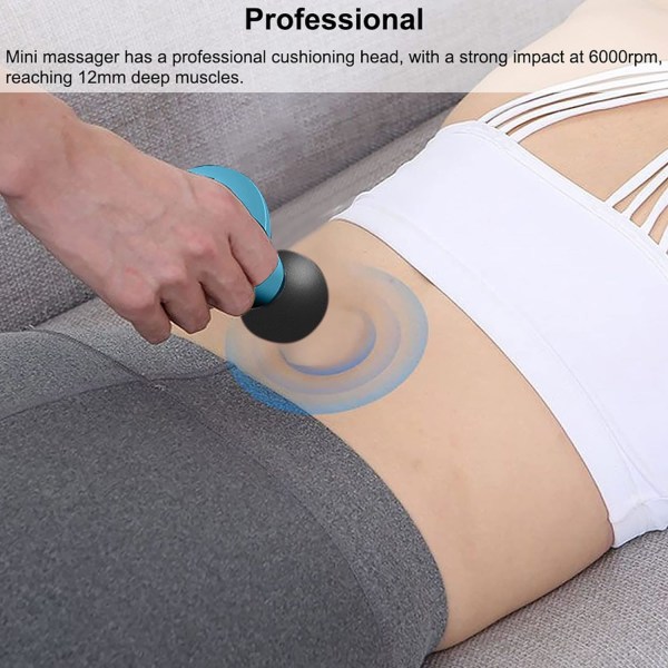 1 opgraderet 2,0 tommer * 4,5 tommer mini elektrisk håndholdt massage