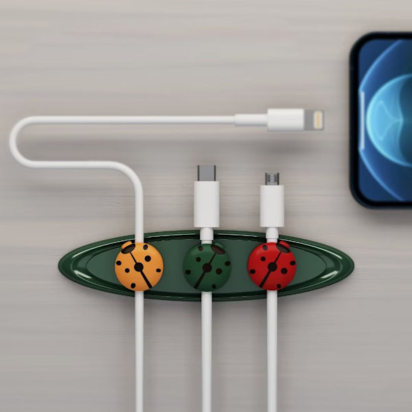 1 stk. Skrivebords Data Kabel Magnetisk Absorber Fikser Hodetelefon