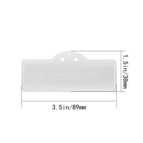 Tags 50 stk + 100 bånd Hage aluminiumsmerker Utendørs plante