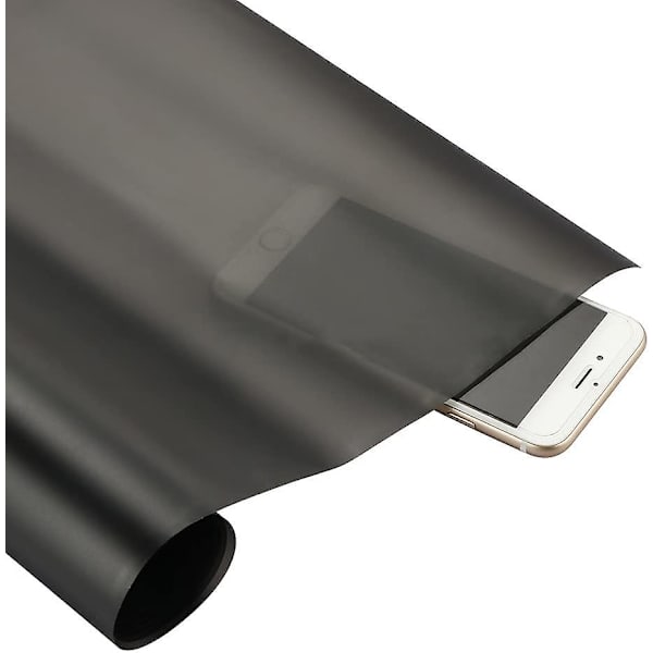 30 x 150 cm selvklebende vinylfilm for tåkelys og baklys på bil (røkt matt)