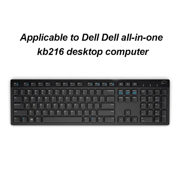 Dell KB216 tangentbordfodral sladdat bärbar dator skrivbordsdator kontor