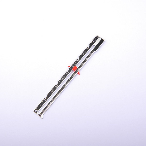 Sliding Gauge Sewing Measuring Tool Stainless Steel Quilting